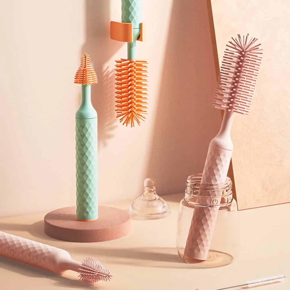 Automatic Silicone Bottle Brush