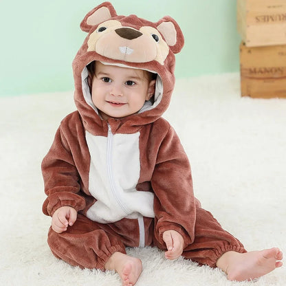 Animal Style Baby Rompers - Lion Prints