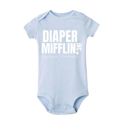 Diaper Mifflin Pooper Company Baby Romper