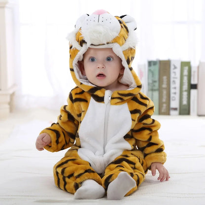 Animal Style Baby Rompers - Lion Prints