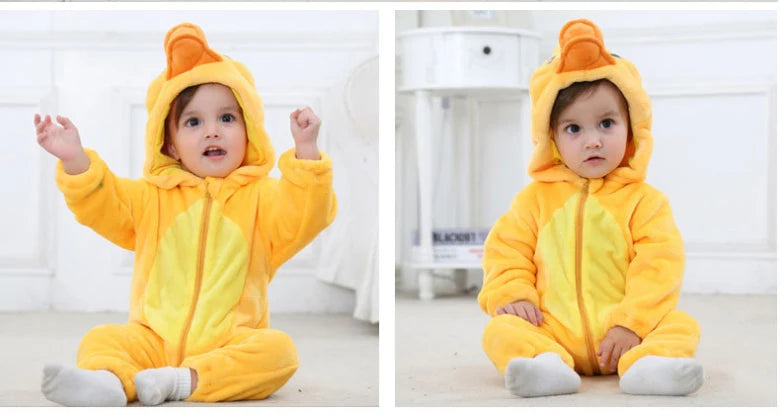 Animal Style Baby Rompers - Lion Prints