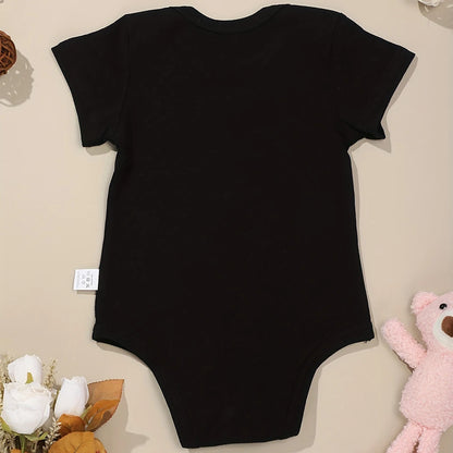 Check Diaper Funny Cotton Romper